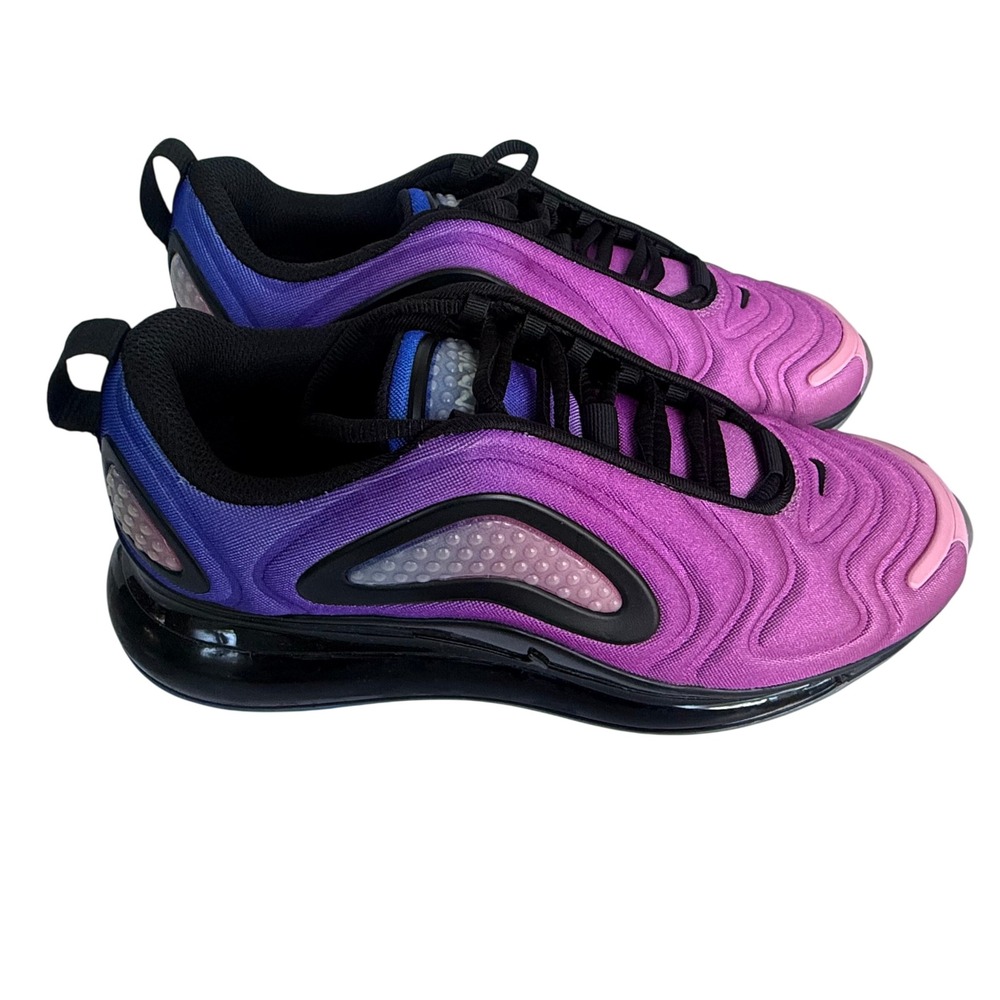 Nike Air Max 720 Women 7.5 Oxygen Purple Space Blue Running Shoes CD0683-400